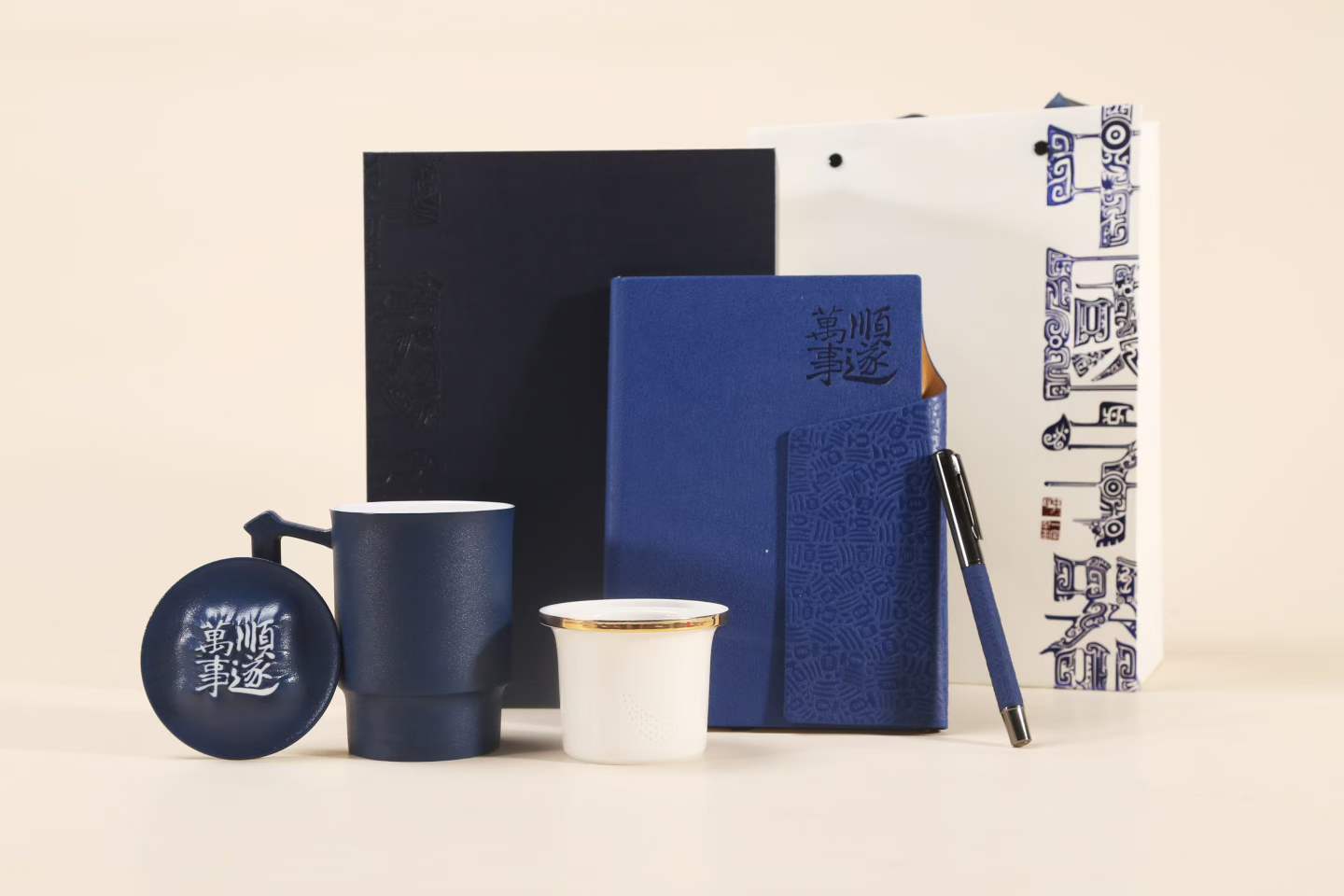 合肥会议伴手礼定制｜字器·汉泉杯书写套装 安徽盛誉礼品