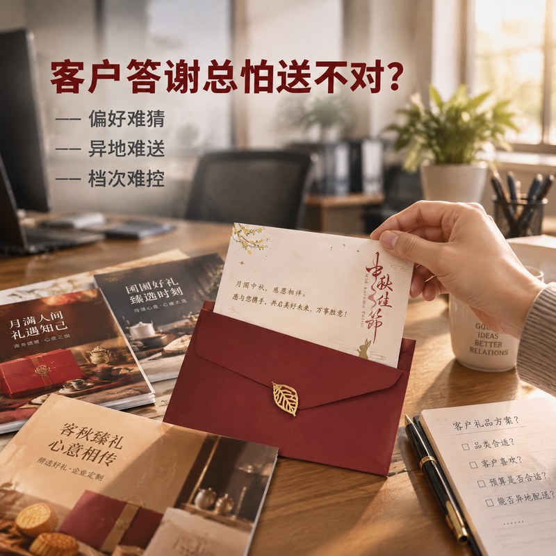 中秋礼品卡册定制