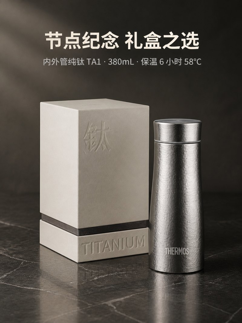 膳魔师保温钛杯